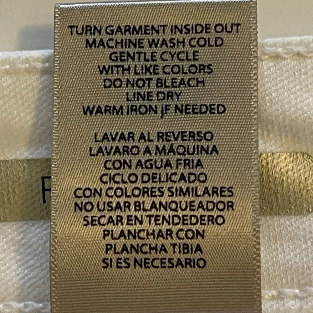 Seven7 white stretch